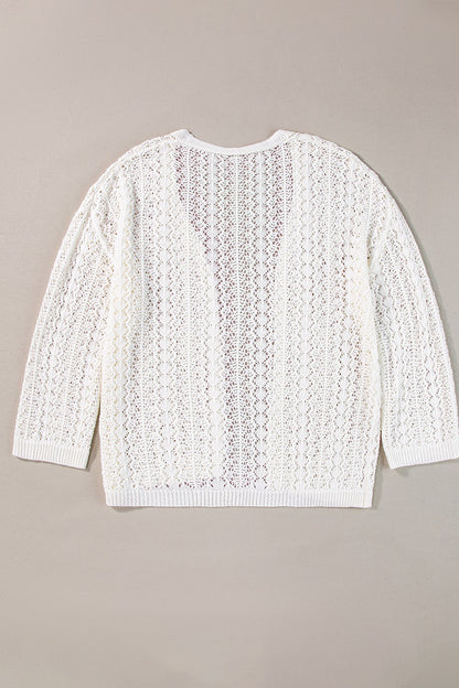 Women's Lace-Look Cardigan