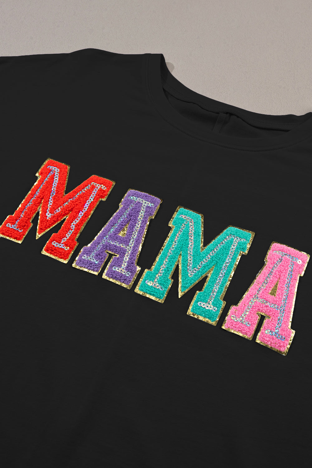 Mama Graphic Tee with Sequins