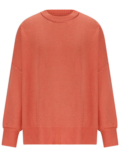 Round Neck Long Sleeve Sweater