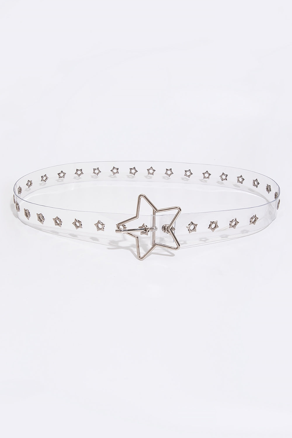 Patriotic PVC Star Belt for Women