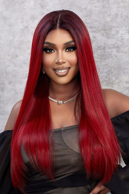 26" Long Straight Lace Front Wig