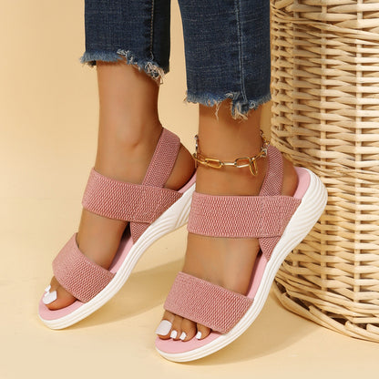 Comfy Rubber Sole Open Toe Sandals