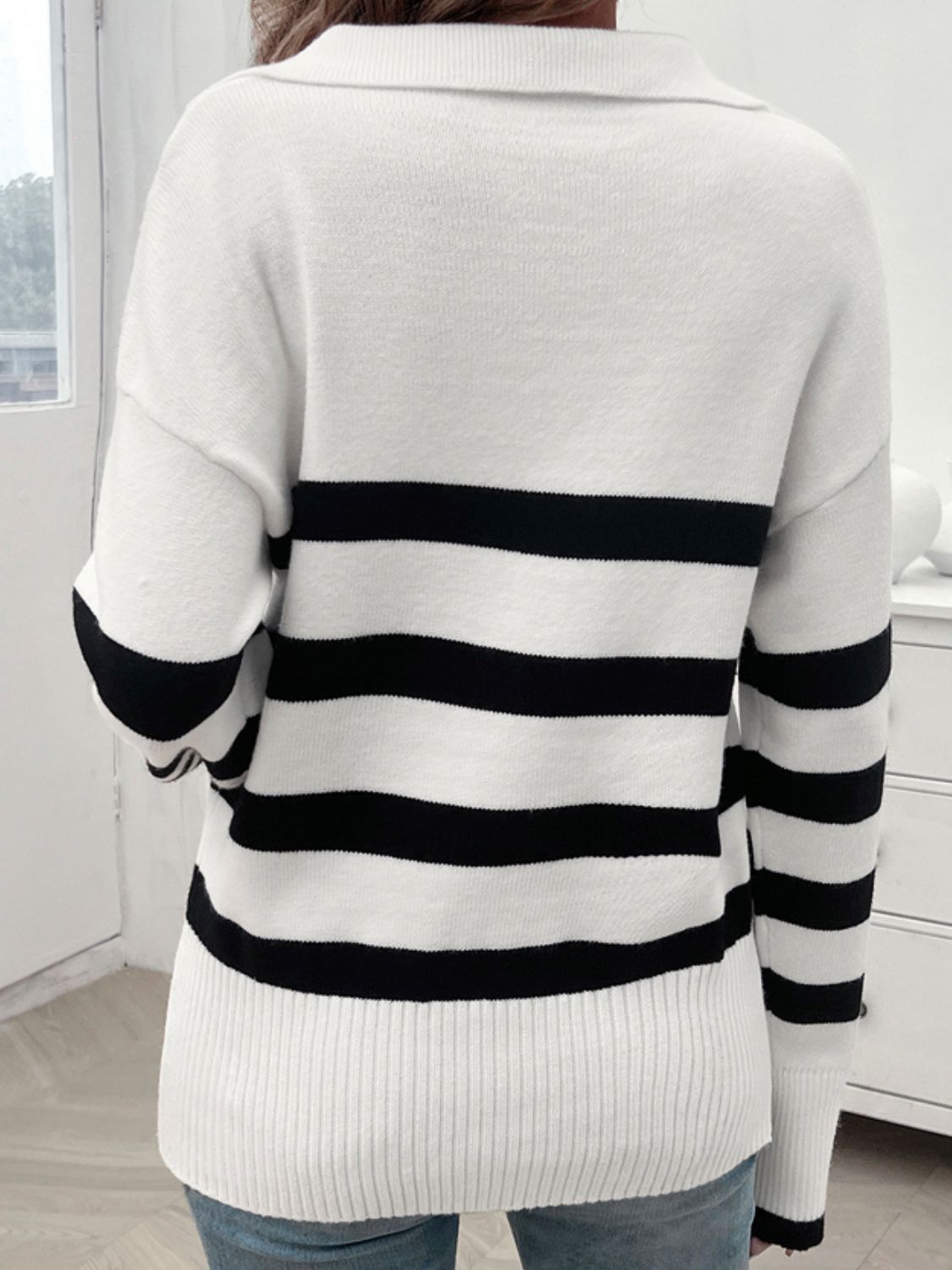 Women's Striped Sweater Vest