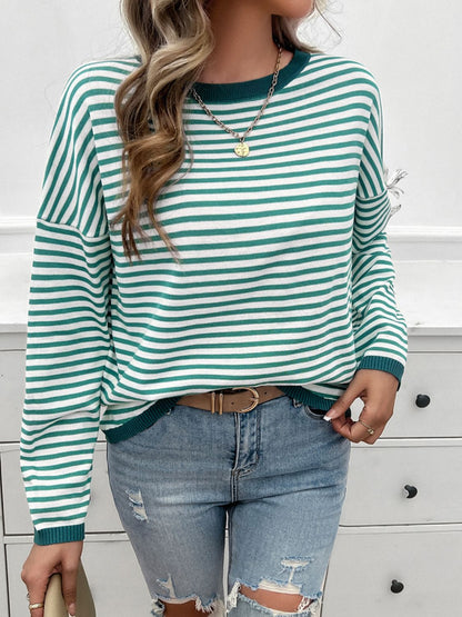 Women's Oversized Striped Sweater