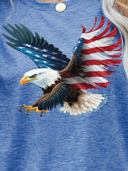 US Flag Eagle Graphic Tee