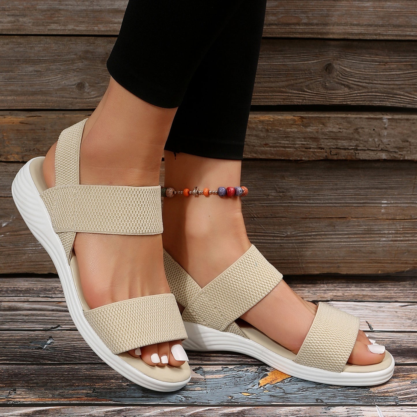 Comfy Rubber Sole Open Toe Sandals