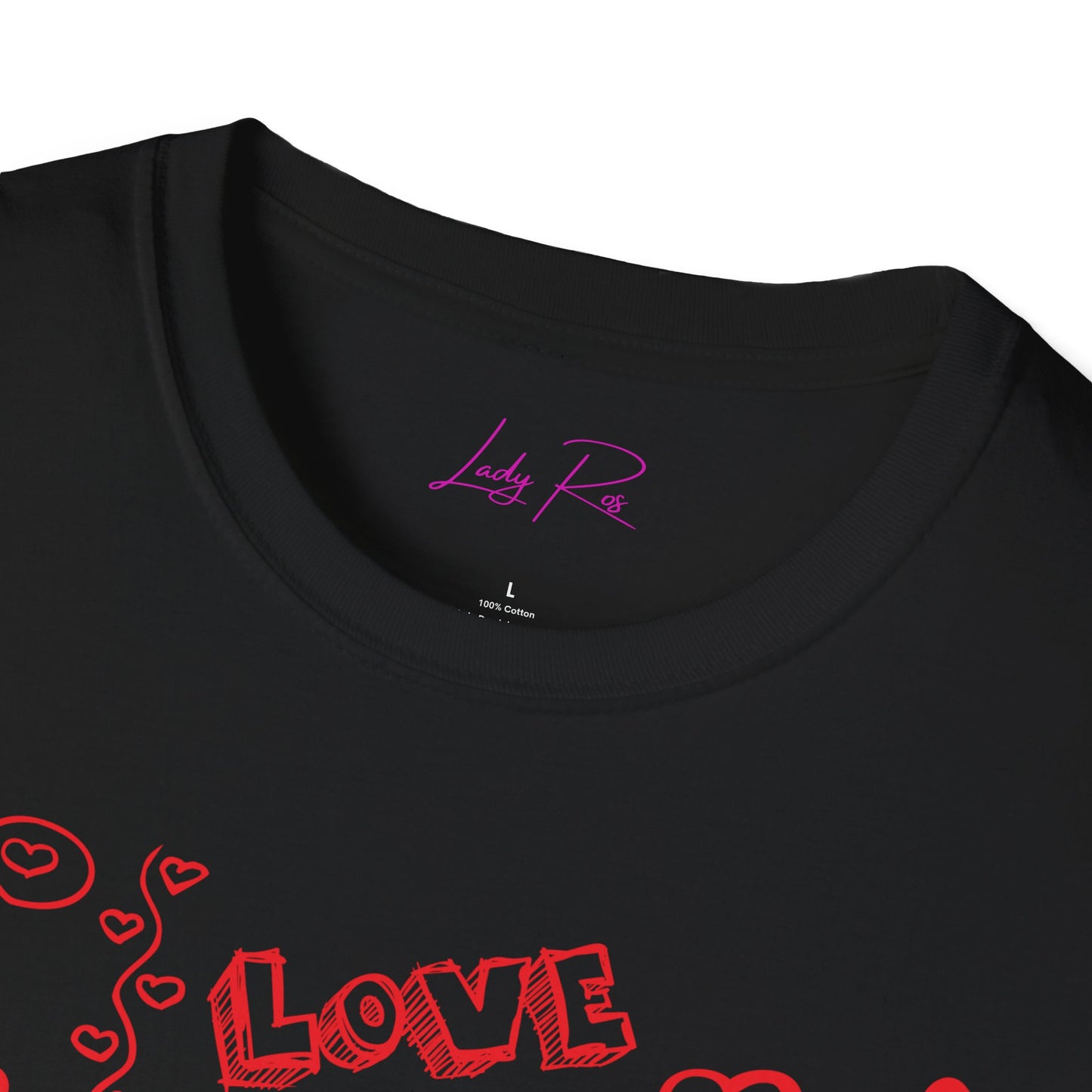 Playful Love Doodle Women’s T-Shirt – Valentine’s Day Edition