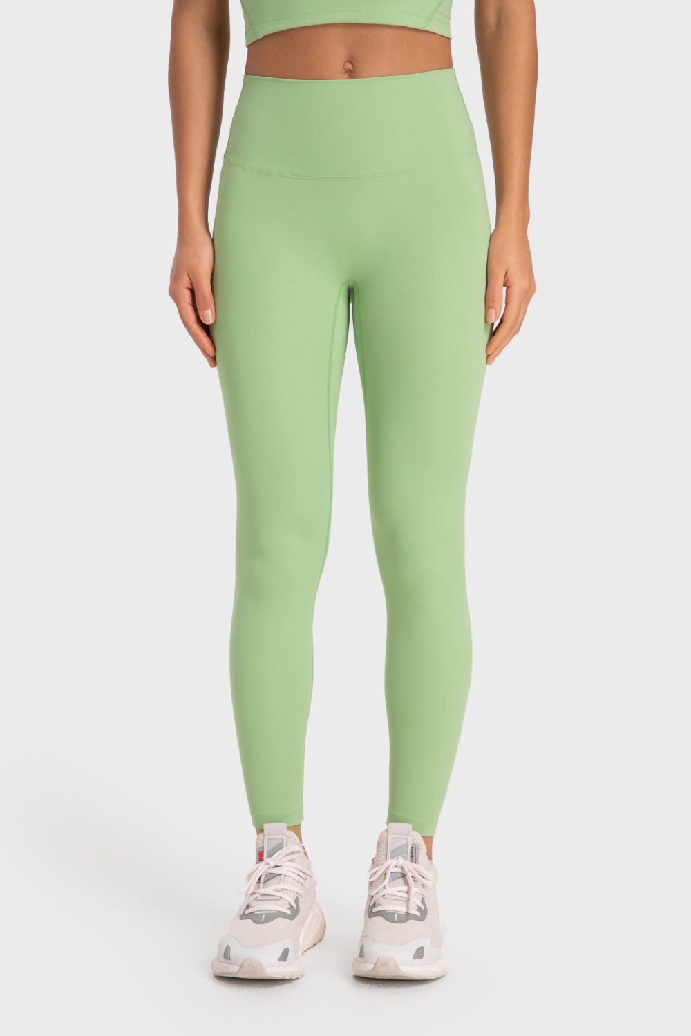 Basic Full Length Active Leggings Mint Green