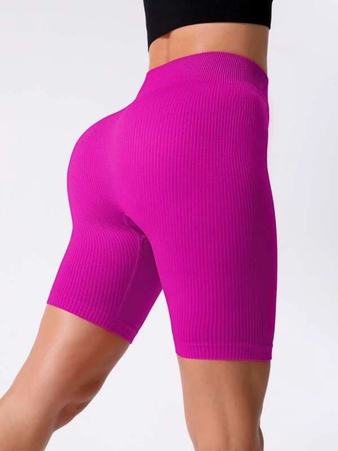 High Waist Active Shorts