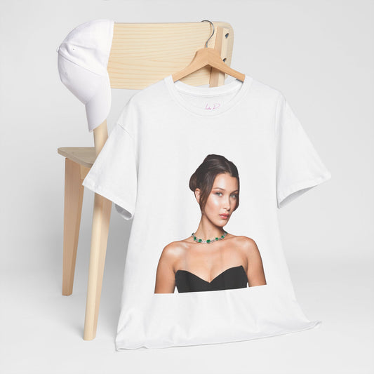 Bella Hadid Catwalk Queen Tee White