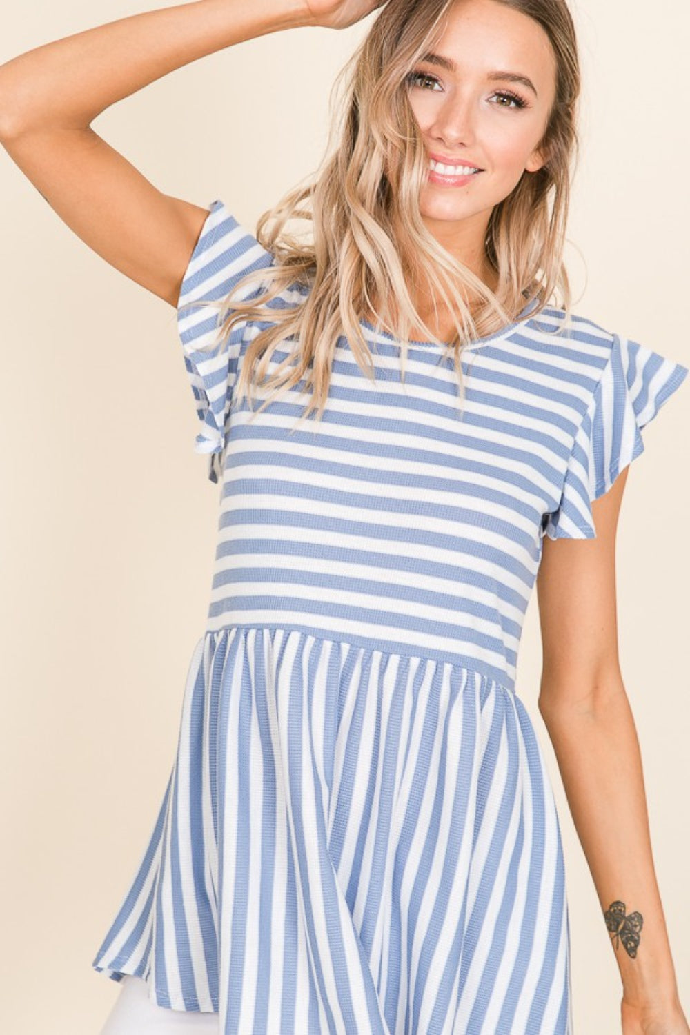 Classic Striped Blouse - Work to Weekend Style