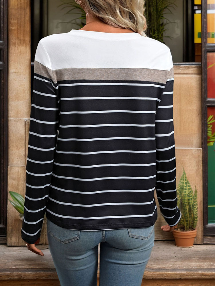 Striped Long Sleeve Tee