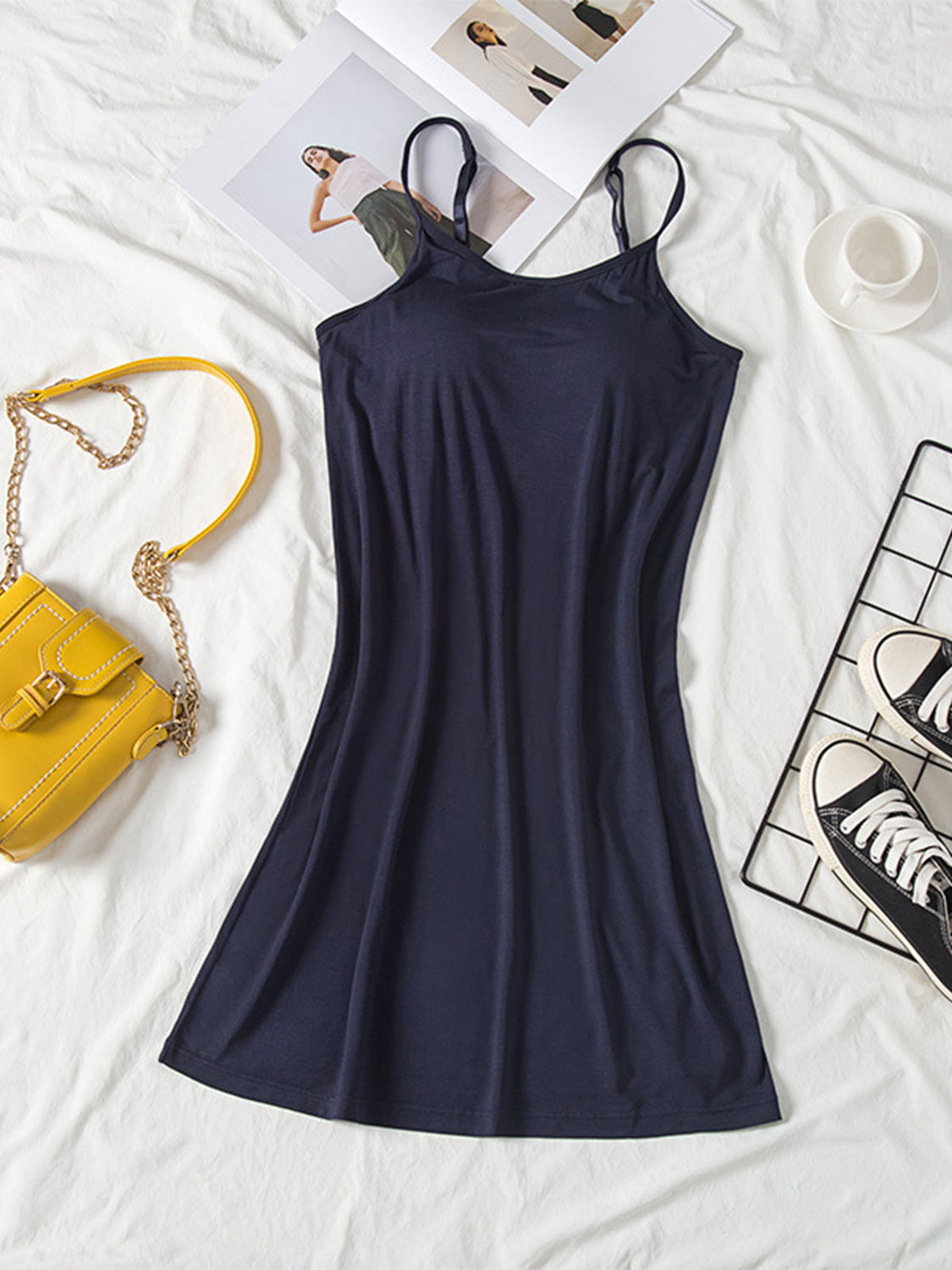 Everyday Cami Dress with Bra Dark Navy