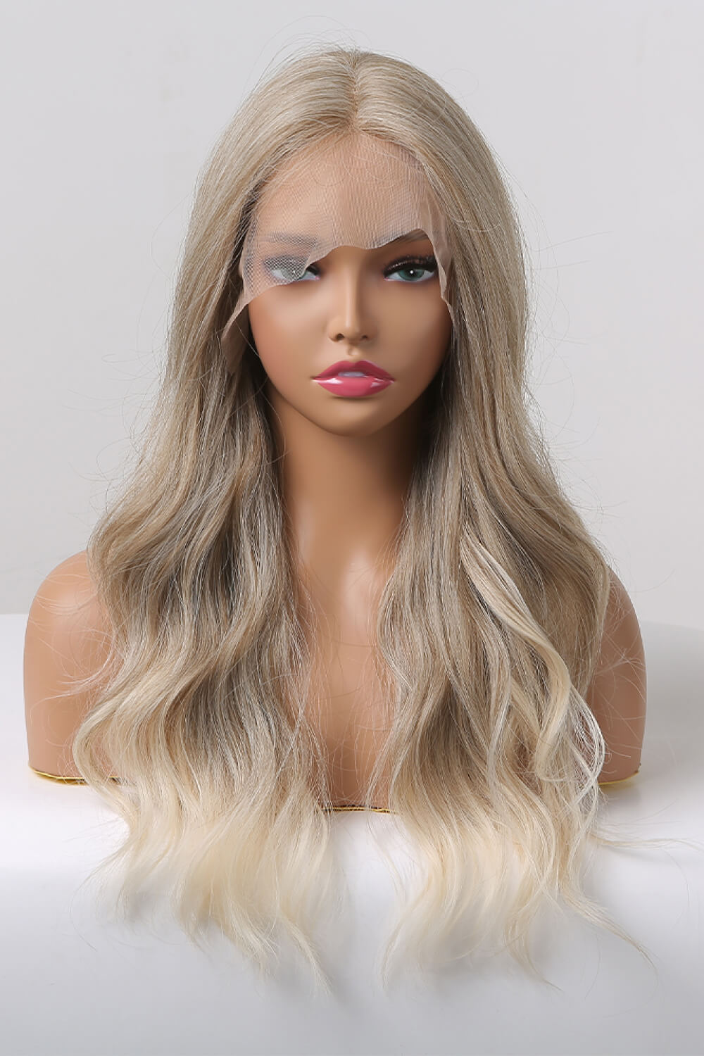 24" Long Wavy Lace Front Wig