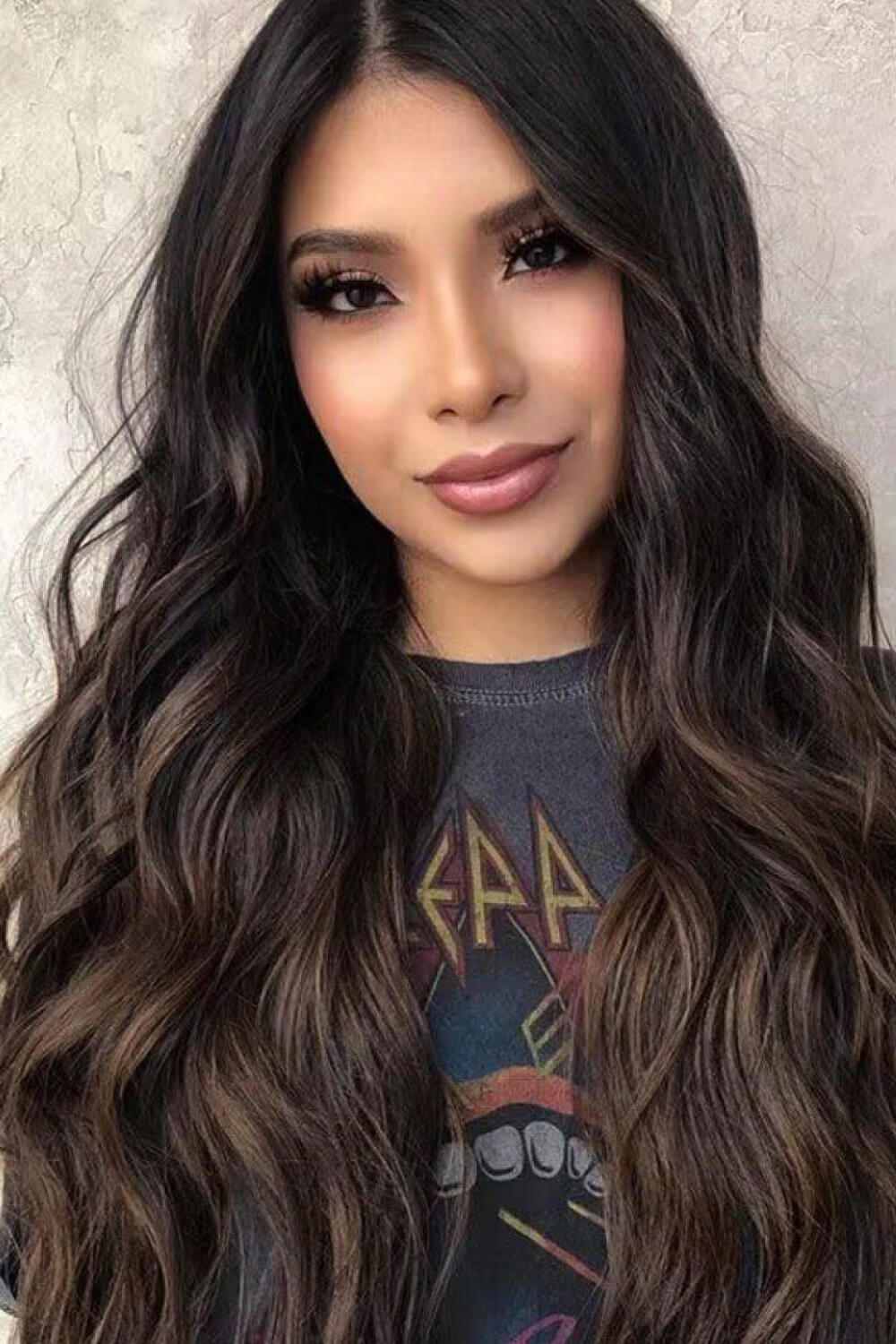 26" Long Wavy Lace Front Wig