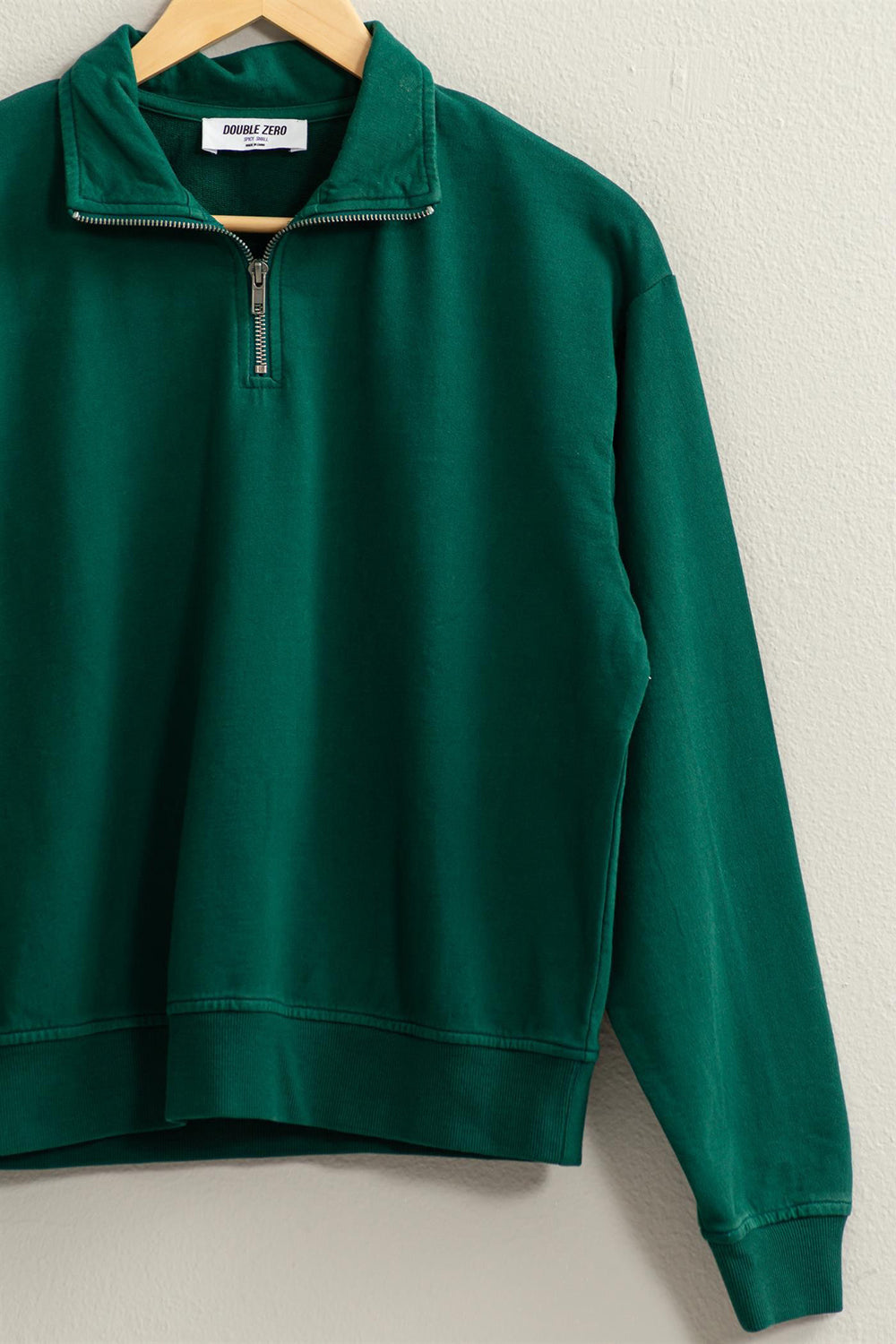 Oversized Half-Zip Sweatshirt for Women