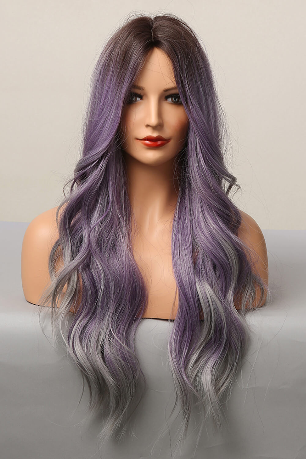 26" Wavy Wig in Stunning Purple