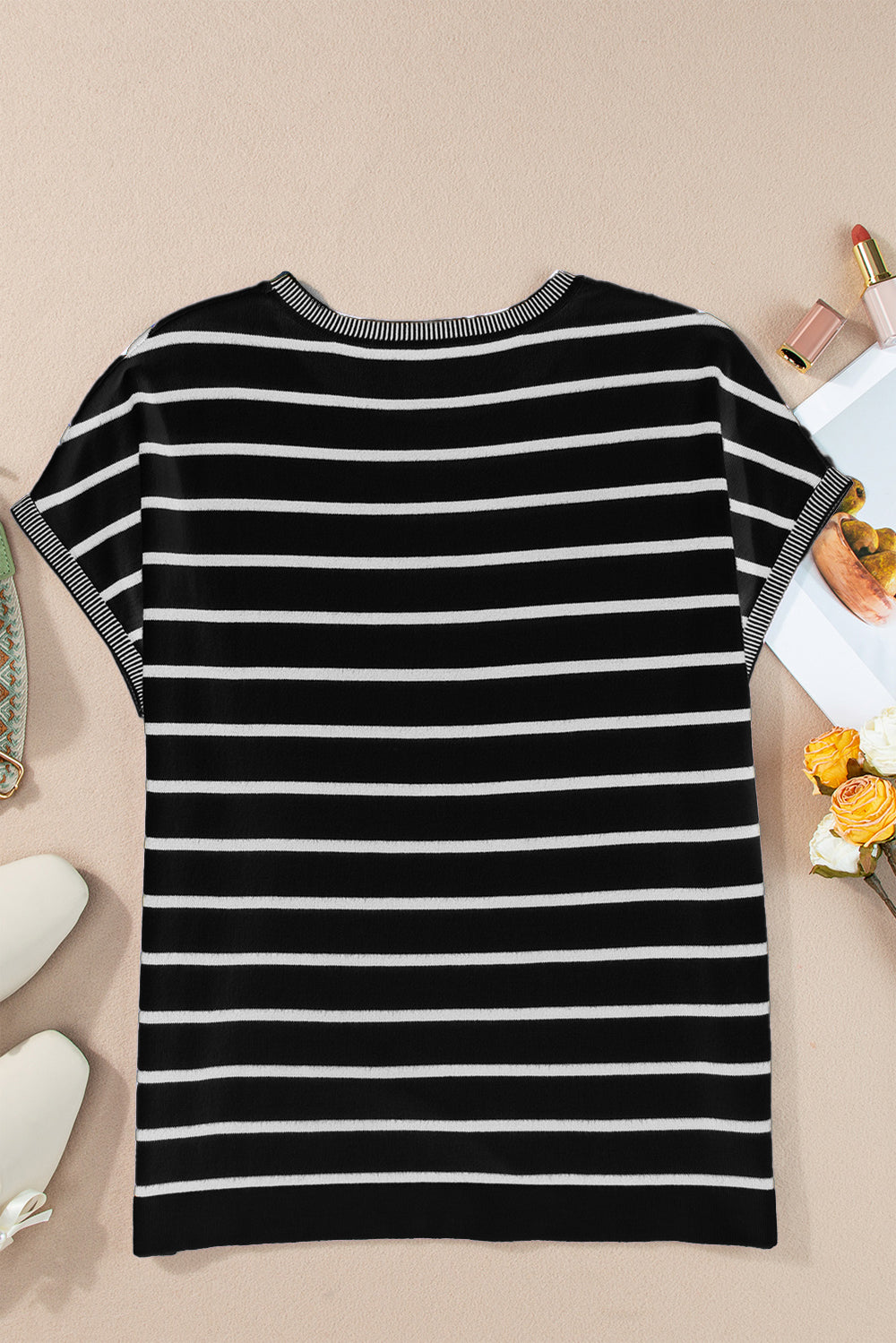 Women's Striped Knit Top