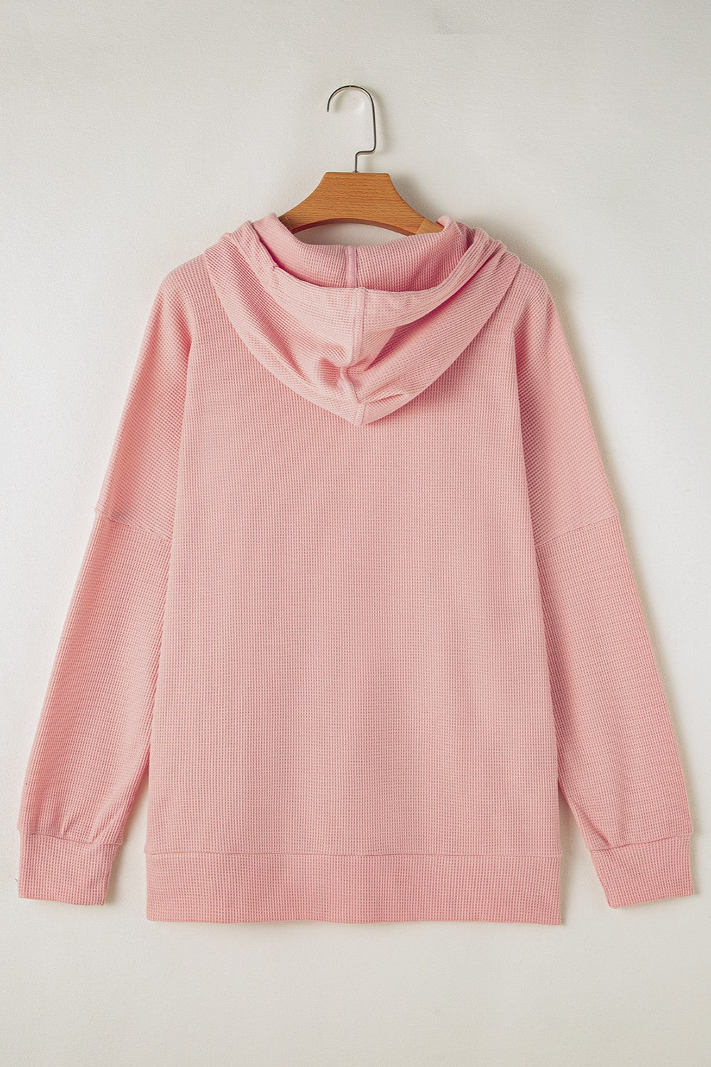 Cozy Waffle Knit Back-to-School Hoodie