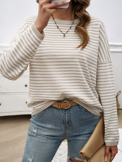 Women's Oversized Striped Sweater