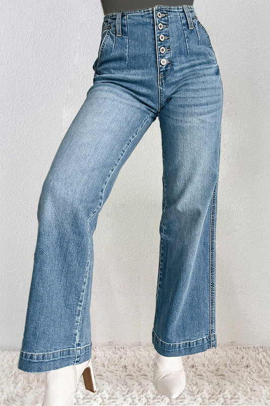 Straight Jeans with Pockets Medium
