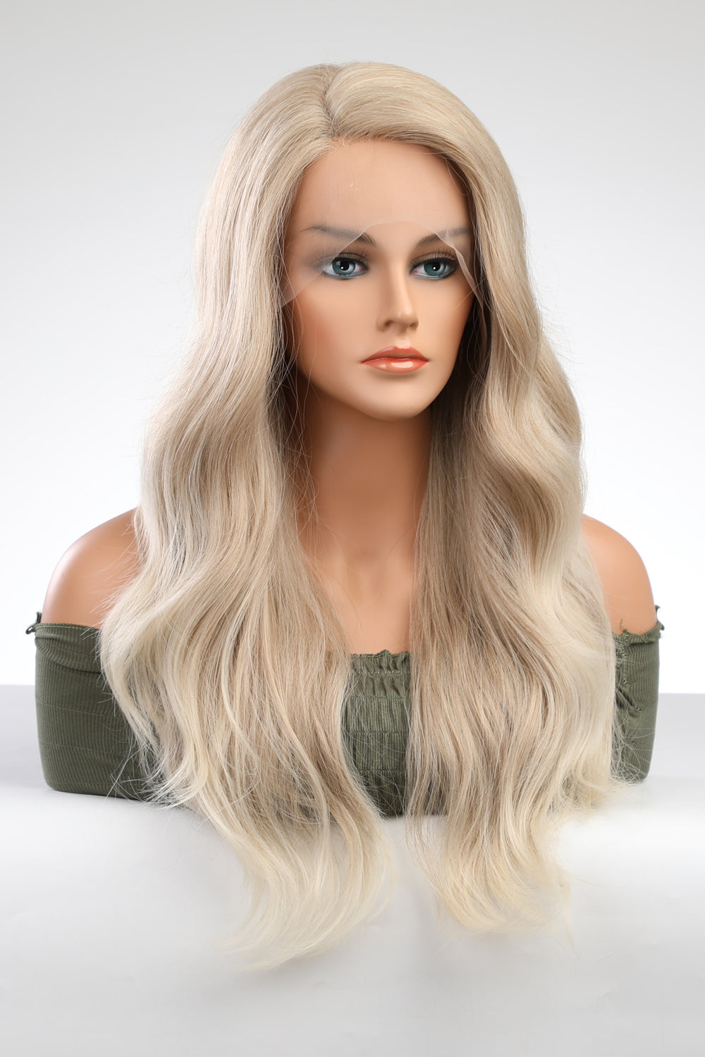 25" Long Wavy Lace Front Wig