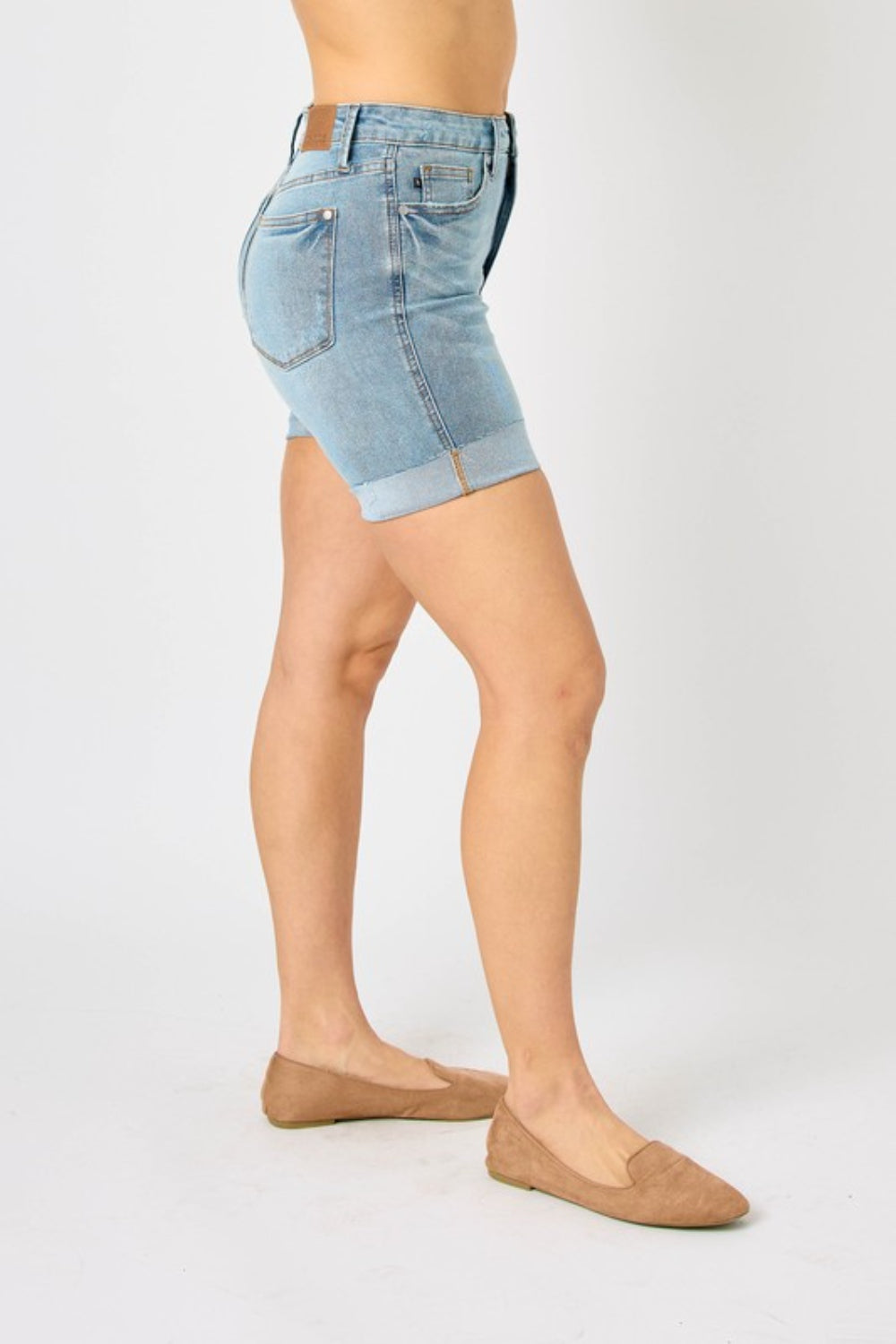 Judy Blue High-Rise Super Stretch Tummy Control Denim Shorts