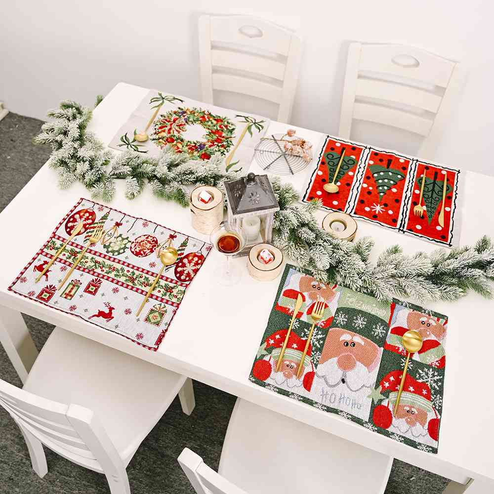Assorted Christmas Placemats for Women