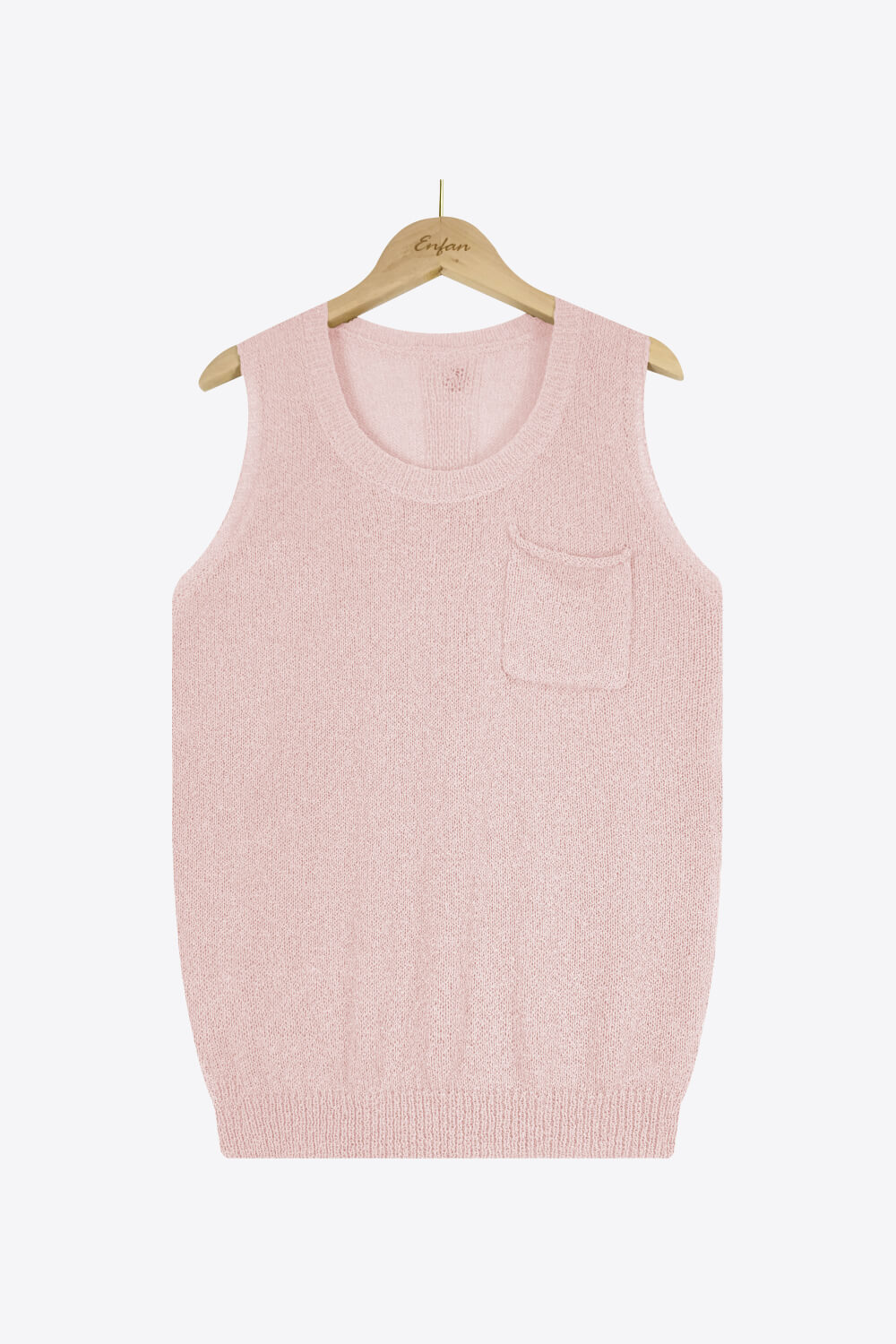 Buttoned Pocket Tank