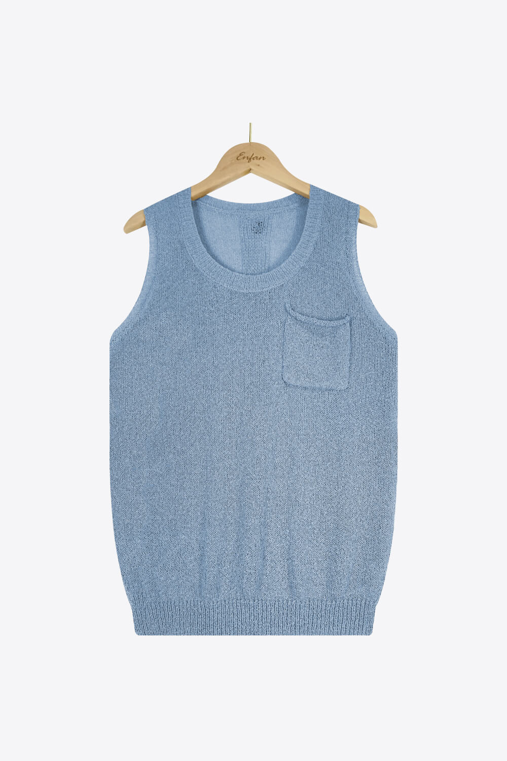 Buttoned Pocket Tank