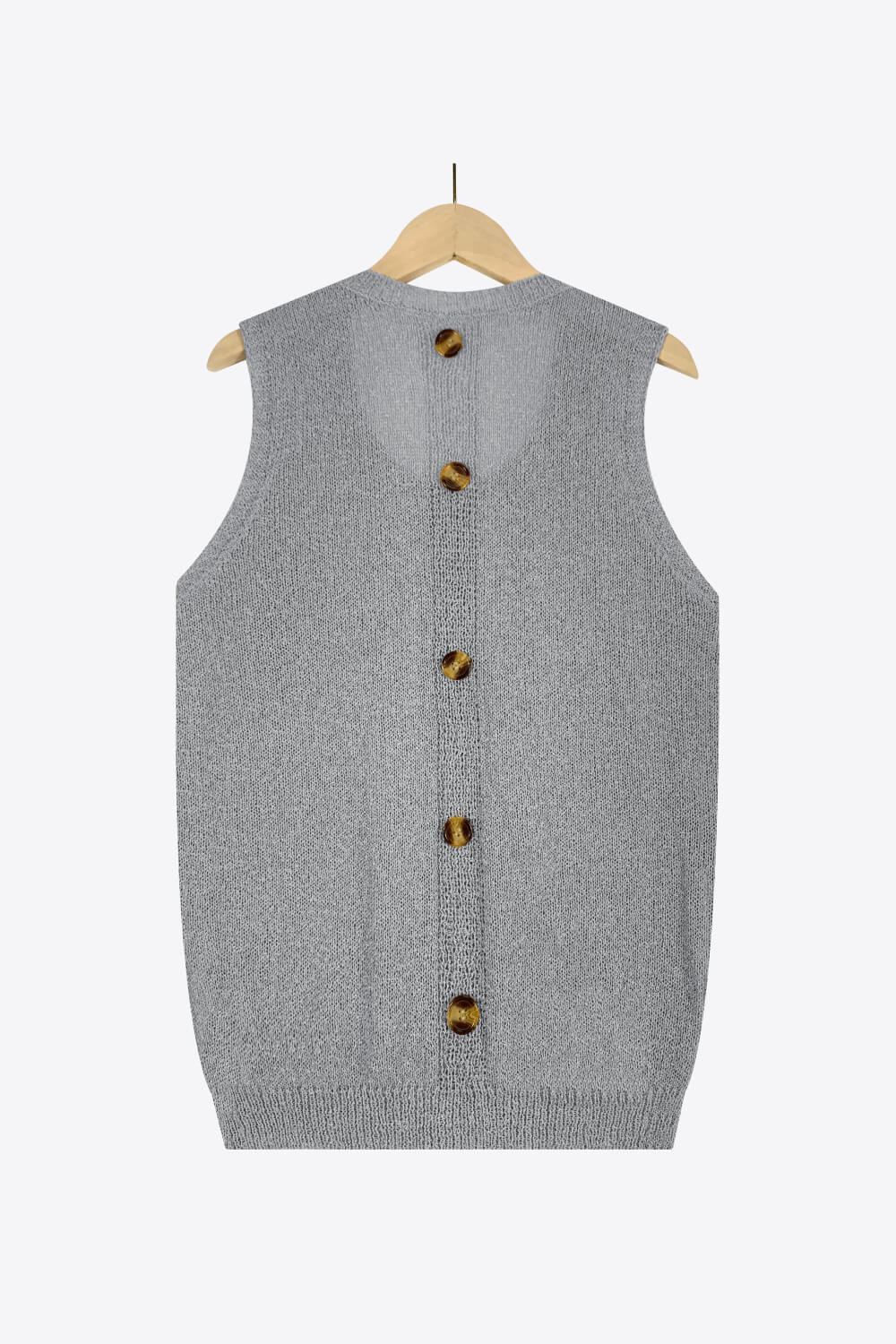 Buttoned Pocket Tank