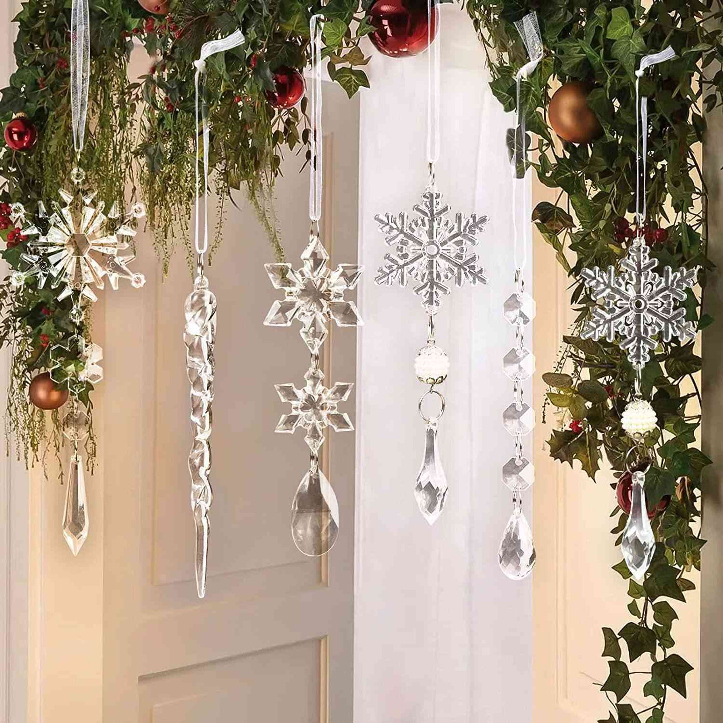 Christmas Acrylic Icicle Ornaments