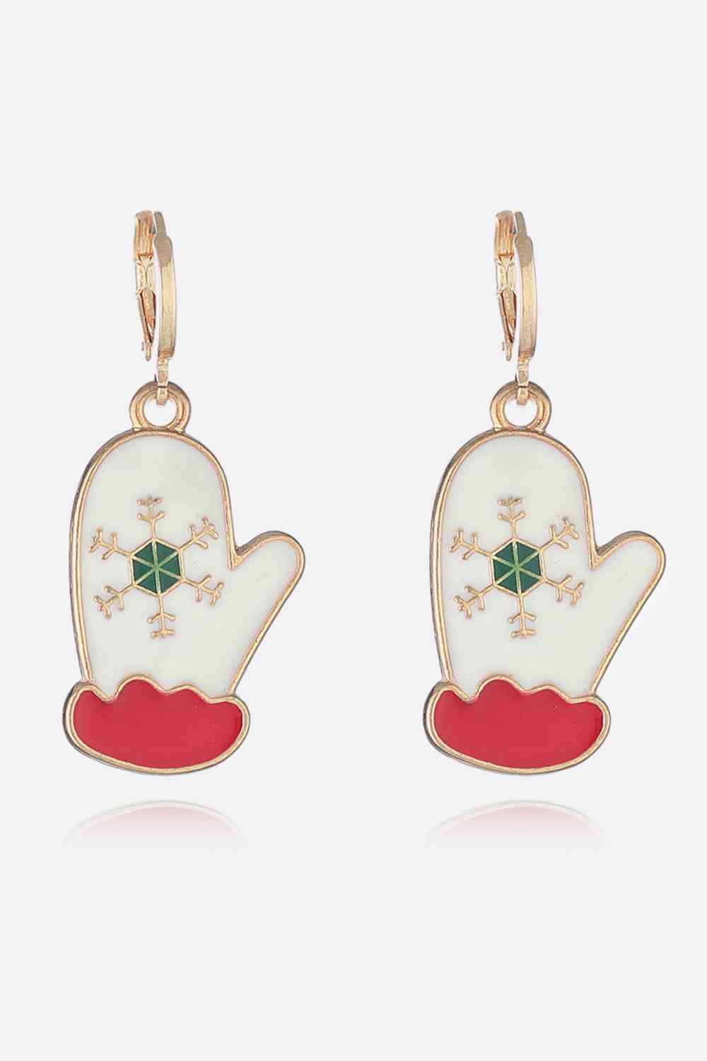 Christmas Alloy Earrings for Women Style B One Size