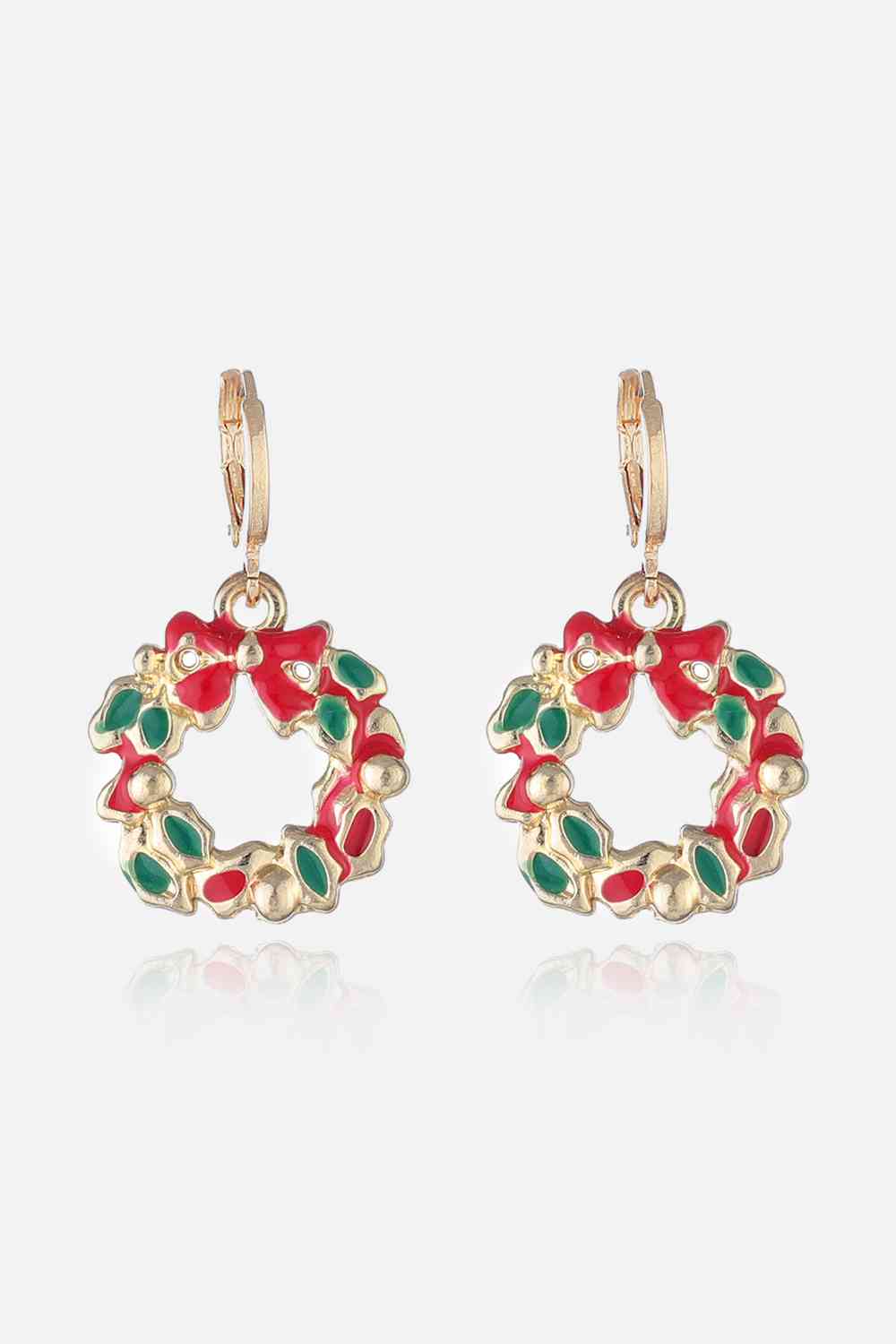 Christmas Alloy Earrings for Women Style C One Size