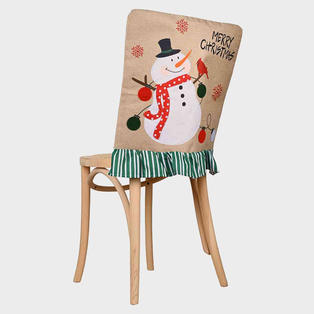 Christmas Chair Cover for Women Green One Size