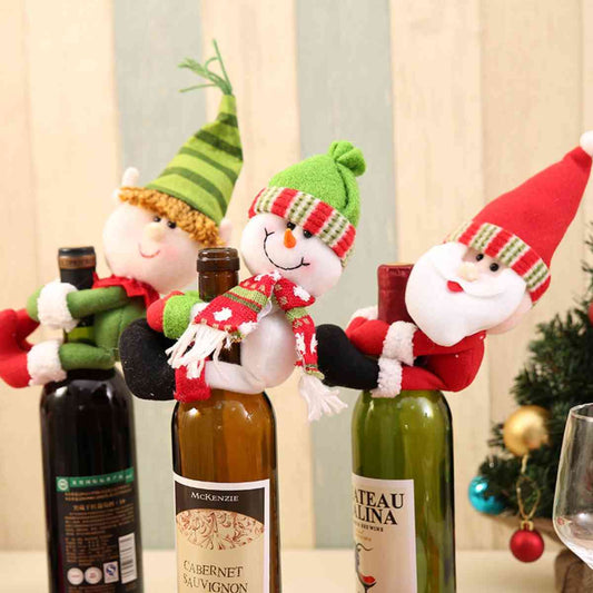 Christmas Gnome Wine Bottle Cover for Women