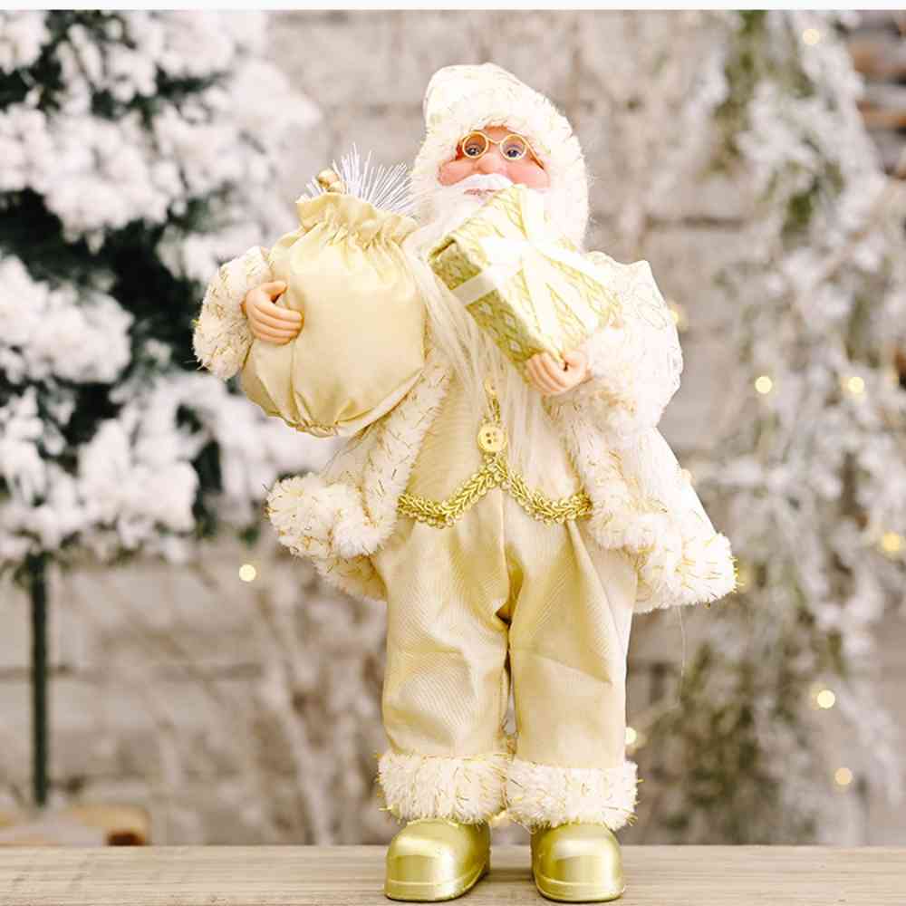 Christmas Santa Claus Gnome for Women Butter Yellow One Size