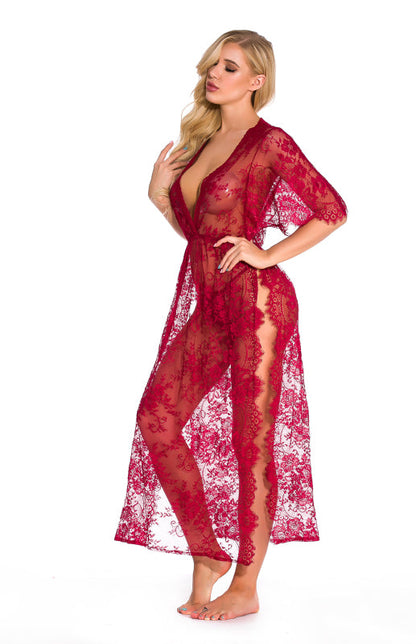 Christmas Sexy Babydoll Lace Nightgown