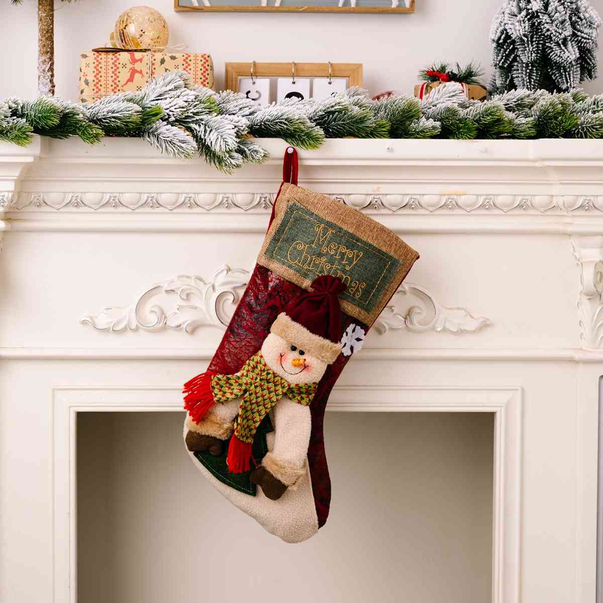 Christmas Stocking Hanger for Women Style B One Size