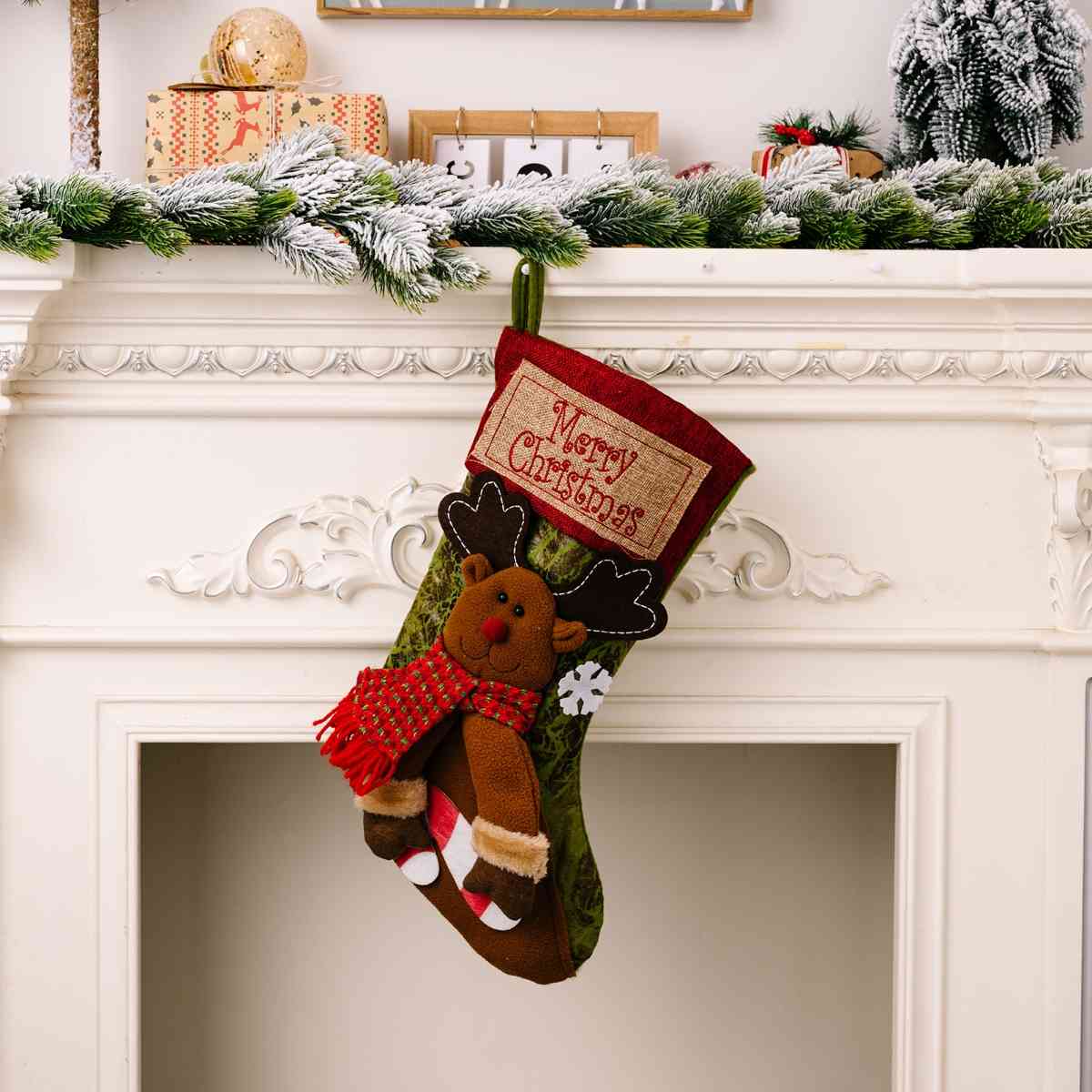 Christmas Stocking Hanger for Women Style C One Size
