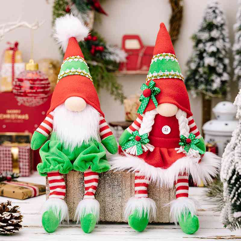 Christmas Striped Faceless Gnome for Women