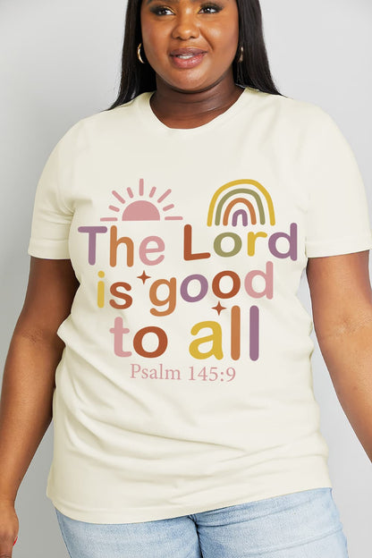 Full Size The Lord is Good to All Psalm 145:9 Graphic Cotton Tee