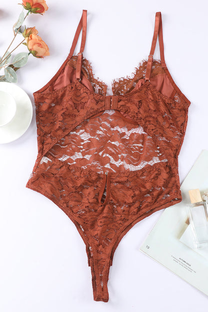 Lace Cutout Bodysuit