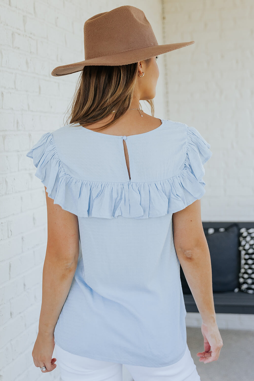 Lace Trim Short Sleeve T-Shirt