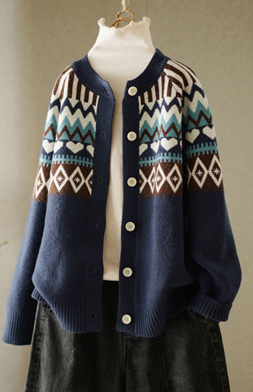 Spring New Loose Sweater Coat Cardigan