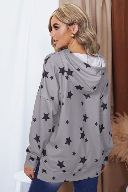 Starry Drawstring Hoodie