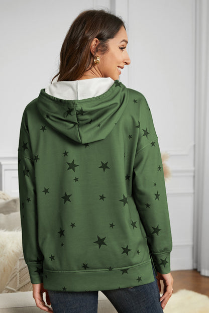 Starry Drawstring Hoodie