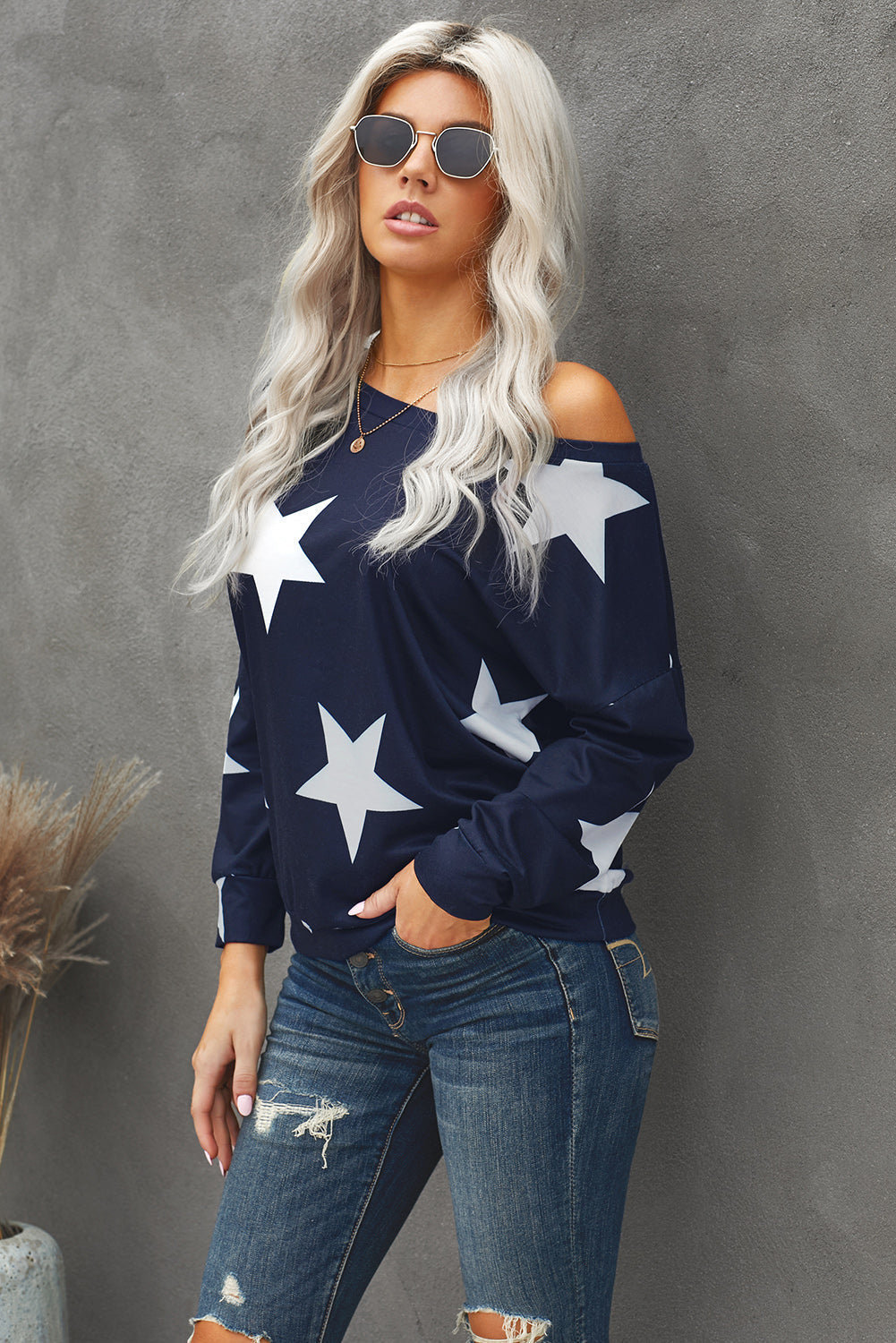 Starry Long Sleeve Sweatshirt