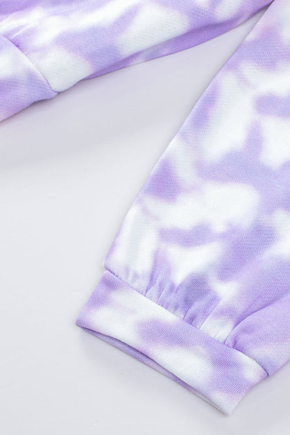 Tie-Dye Drop Shoulder Sweatshirt