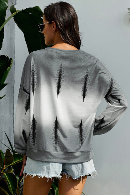 Tie-Dye Drop Shoulder Sweatshirt